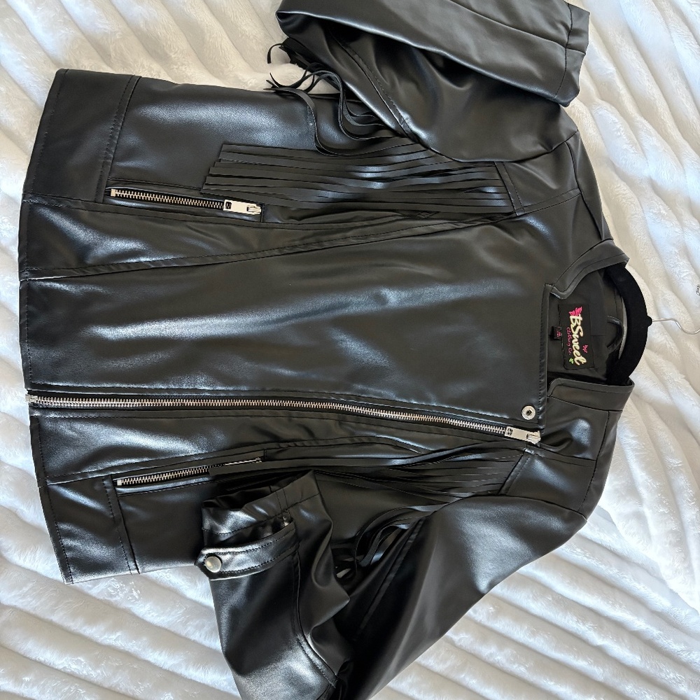 Black Jacket with fringe